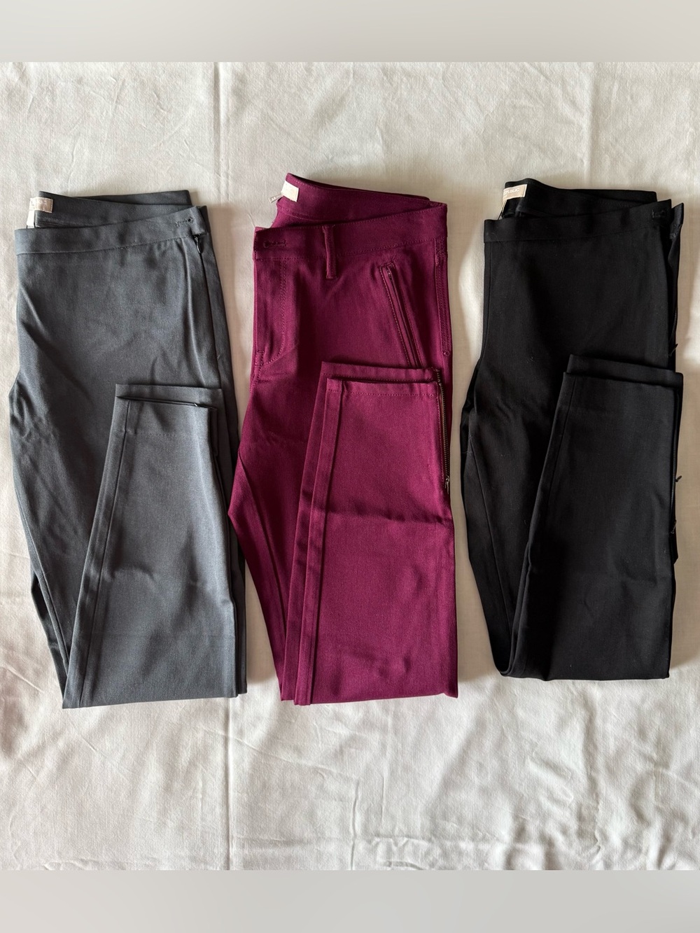 Banana Republic Sloan Slim Pants Bundle NWT/NWOT Size 6 Side-Zip